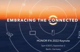 Honor确认其IFA 2022主题演讲 暗示新产品阵容