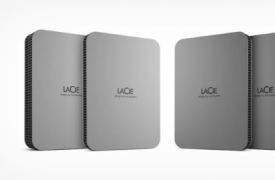 LaCie 的新型紧凑型移动硬盘具有高达 5TB 的容量
