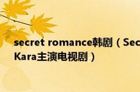 secret romance韩剧（Secret Love 韩国2014年金奎泰执导、Kara主演电视剧）