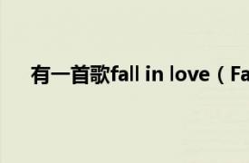 有一首歌fall in love（Fall In Love 苏有朋演唱歌曲）