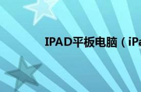 IPAD平板电脑（iPad 苹果旗下平板电脑）