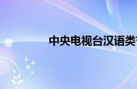 中央电视台汉语类节目（汉语综艺频道）