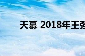 天慕 2018年王强执导的电影有哪些
