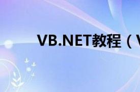 VB.NET教程（VB.NET实用教程）