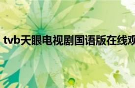 tvb天眼电视剧国语版在线观看（天眼 2015年TVB电视剧）