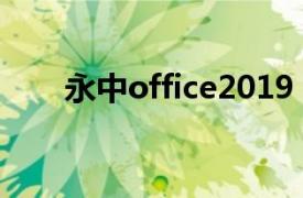 永中office2019（永中office2012）
