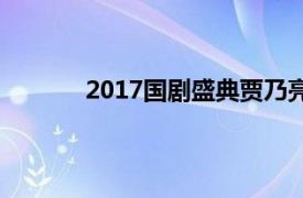 2017国剧盛典贾乃亮郑恺（2017国剧盛典）