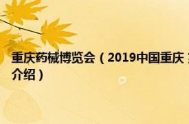 重庆药械博览会（2019中国重庆 第一届工程机械产品博览会相关内容简介介绍）