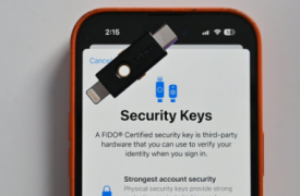 iOS 16.3 测试版包括对物理安全密钥的支持