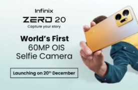 Infinix Zero 20 India 将配备 60MP OIS 相机