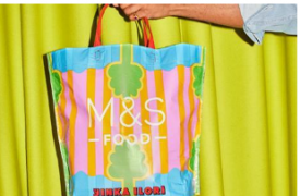 M&S 与前店员工和伦敦艺术家Yinka Ilori合作 打造了提包
