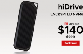 hiDRIVE 外置 SSD – 这款 SSD 具有惊人的传输速度