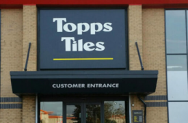 Topps Tiles 在创纪录的销售额后在家居和 DIY 领域成为明显的市场领导者