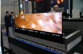 TCL 展示 65 英寸可折叠喷墨打印 OLED 屏幕 分辨率为 8K