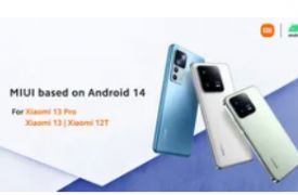 小米开始在小米 12T 小米 13 和小米 13 Pro 上稳定全球推出 Android 14